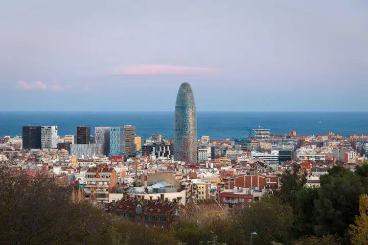 Torre Glòries Barcelona – 360° panoramic view from 142m height