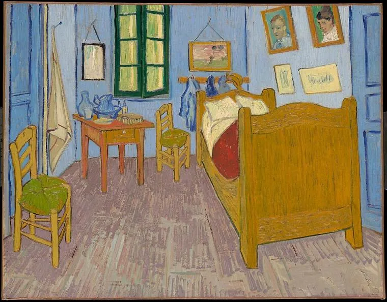 La habitación en Arlés de Van Gogh, expuesta en el Museo de Orsay