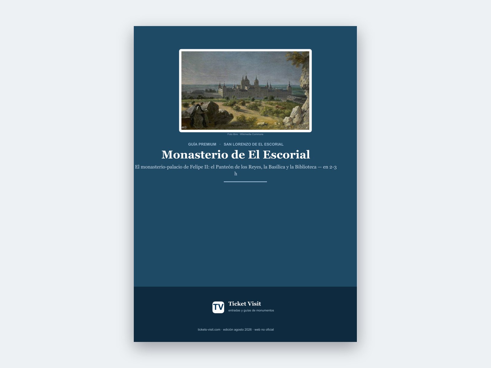 Guía del Monasterio de El Escorial en PDF